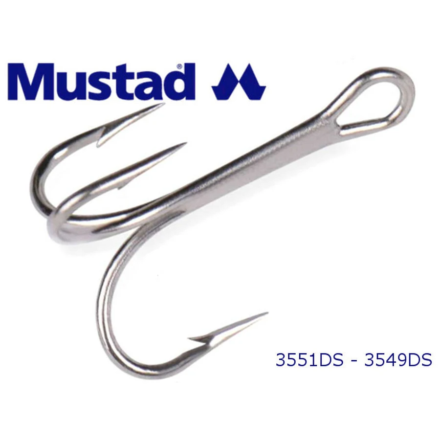 ANZUELO TRIPLE MUSTAD 3551-DS #10 X 1 UND