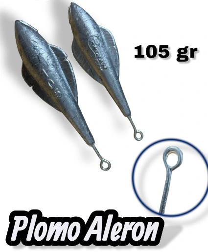 PLOMO ALERON 105G X 1 UND