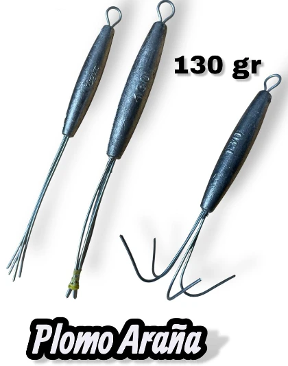 PLOMO ARANA 130G X 1 UND