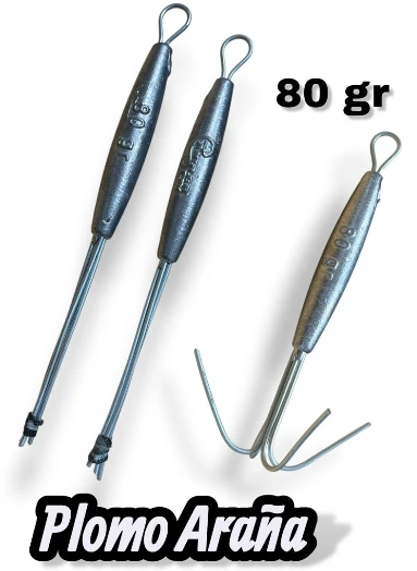 PLOMO ARANA 80G X 1 UND