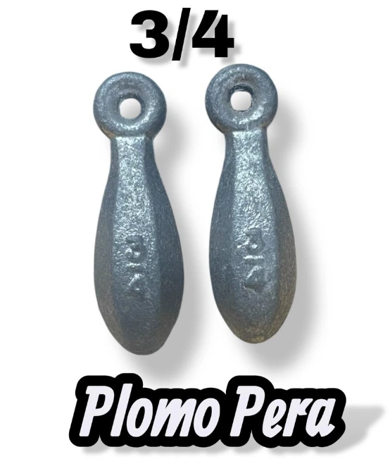 PLOMO PERA 3/4OZ 21G X 12 UND