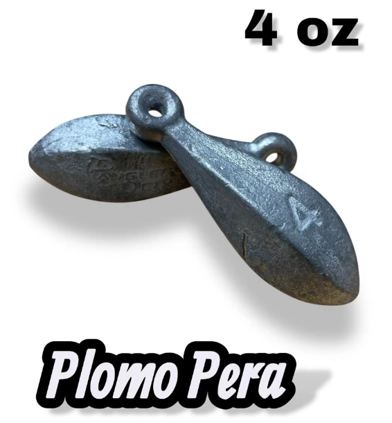 PLOMO PERA #4 4OZ 113G X 1 UND