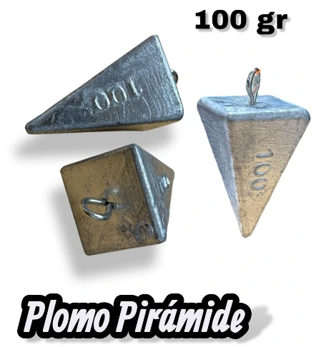 PLOMO PIRAMIDE 100G X 1 UND
