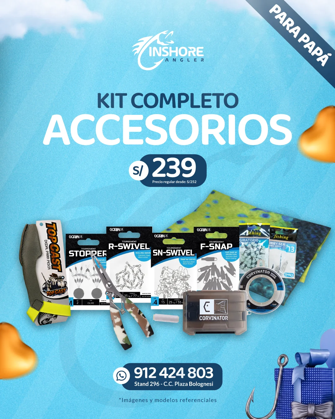 KIT COMPLETO ACCESORIOS