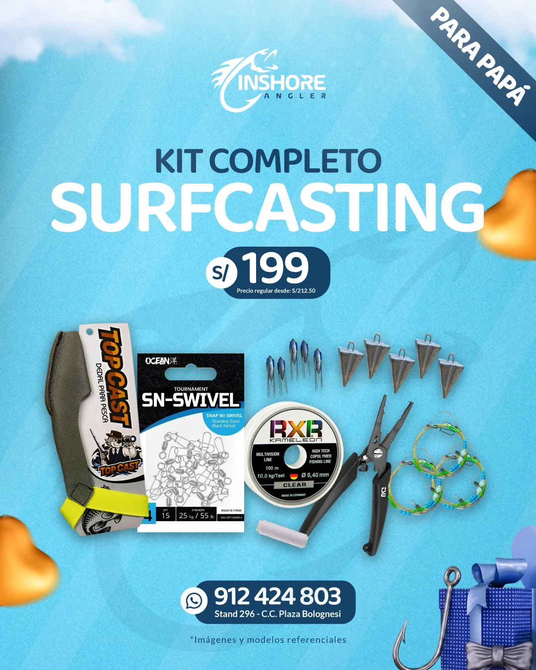 KIT COMPLETO SURFCASTING