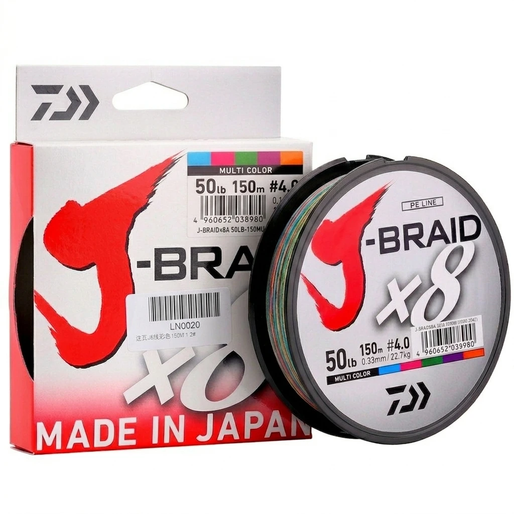 MULTIFILAMENTO DAIWA J-BRAID X8 0.32MM 40LB 300MT