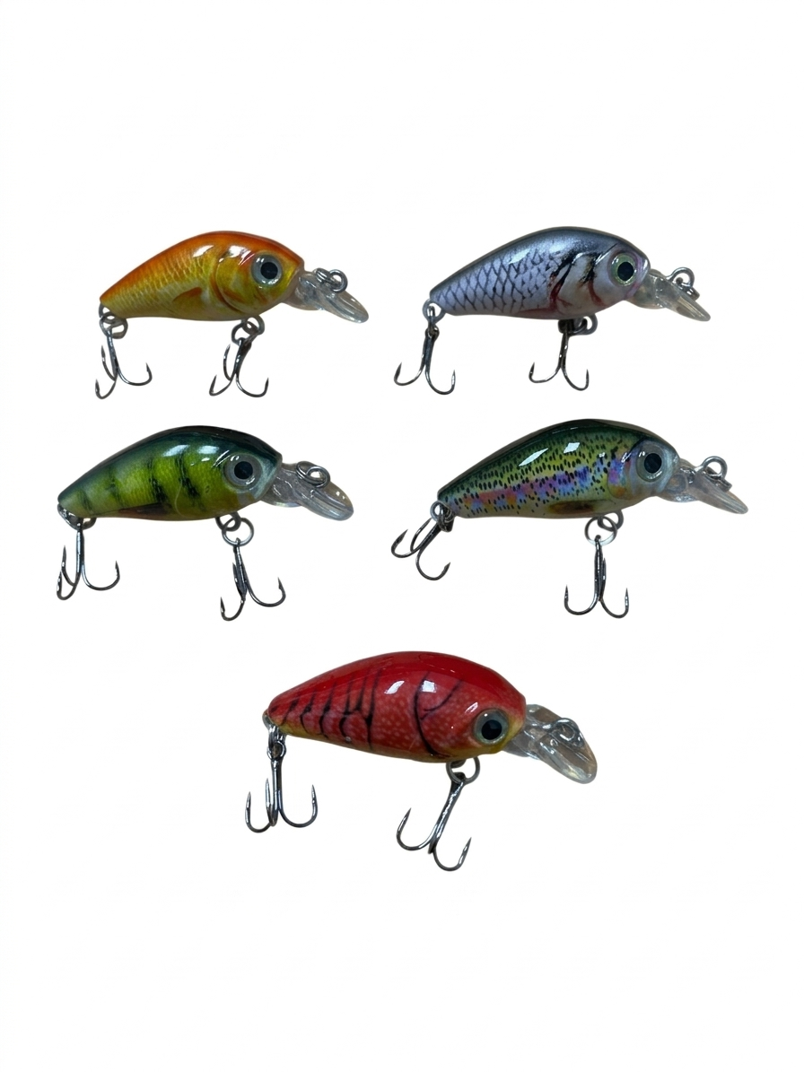 SET DE SENUELOS PARA AGUA DULCE X5UND